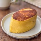 ダイソーのシリコン保存袋で！分厚すぎる米粉のチーズ蒸しパン