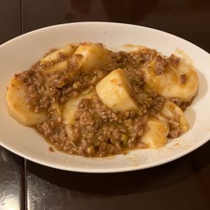 茶太子の作ってみた!投稿(ホクッサクッでやみつき《ながいもの麻婆豆腐風》)