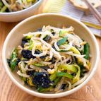 【もやしきゅうりの海苔入り胡麻ナムル】胡麻入りで風味UP！