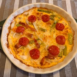 puricoの作ってみた!投稿(トースターで簡単！【佐賀県産アスパラとベーコンのキッシュ風】)