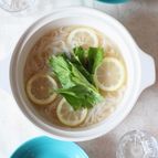 海鮮串なべのシメに。うま味たっぷりのフォー