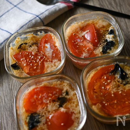 ふわとろ卵とトマトの中華スープ