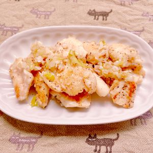 ビートの作ってみた!投稿(鶏むね肉でも柔らか美味しい＊鶏肉のネギ塩炒め)