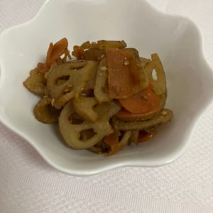 あいるんの作ってみた!投稿(レンコンのきんぴら)
