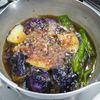 素麺つゆで茄子とピーマンの揚げ浸しの工程7