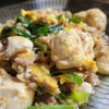 788570の作ってみた!投稿(豆腐とひき肉のニラ玉炒め・包丁不要!お手軽過ぎでも栄養満点!)
