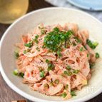 無限おつまみサラダ！　蓮根の明太バター