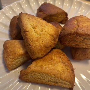 かおるこの作ってみた!投稿(ポリ袋で洗い物楽々！ホテル気分【米粉塩こうじスコーン】)