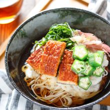 うな次郎deうなとろ♡スタミナそうめん【#簡単 #節約】