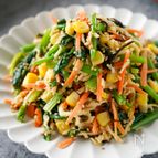 連日作った激うま副菜♡切り干し大根とほうれん草の塩昆布和え