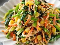 連日作った激うま副菜♡切り干し大根とほうれん草の塩昆布和え
