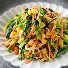 連日作った激うま副菜♡切り干し大根とほうれん草の塩昆布和え