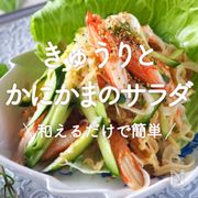 「きゅうり×かにかまのサラダ」30選｜和えるだけで簡単