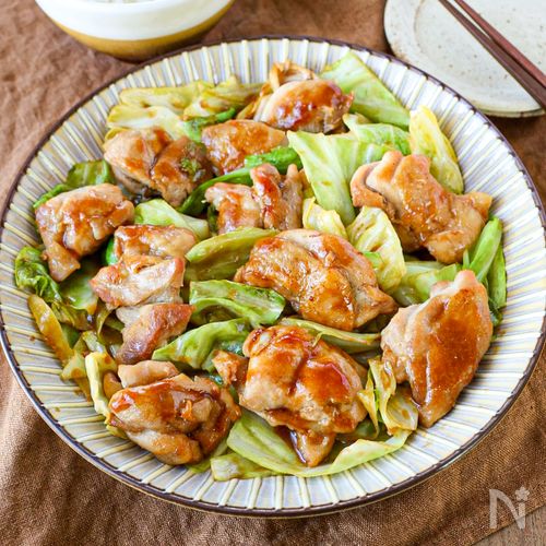 【鶏肉とキャベツのコク旨オイスターいため】子どもも好きな味！