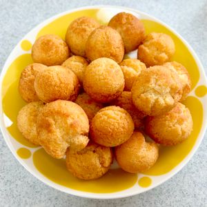 のりのり🐾🎀🤍の作ってみた!投稿(【たまごドーナツ】材料5つで超簡単!一晩経ってもサクサク!)