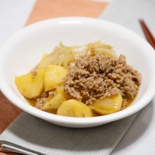 【レンジで楽々】こっくり肉じゃが【水なし】