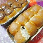 チョコ＆チョコこんがりなちぎりパン♪