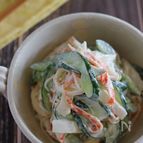 カニカマときゅうりのわさびマヨサラダ