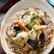 揚げなすとおろしの冷やしきつねそば【#簡単#時短#ランチ】