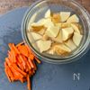 新じゃがとほうれん草のクリーム煮の工程1