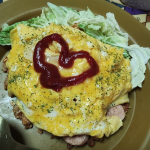 M＊Pの作ってみた!投稿(魚ニソとオートミールのオムライス)