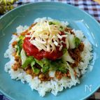 難しい調味料不使用！白菜のタコライス