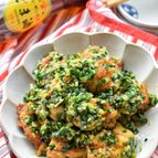 【ニラ塩だれ唐揚げ】ごま油香る♪激うま！スタミナ満点◎