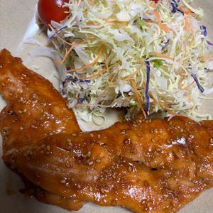 ゆっこの作ってみた!投稿(柔らかい！ジューシーささみの焼肉風)