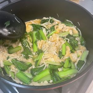 1169387の作ってみた!投稿(【小松菜と油揚げの炒め煮】じゅわ〜と染みる副菜♡作り置きにも)
