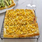 簡単おつまみ！とうもろこしベジチーズパイ