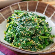 【基本のほうれん草の胡麻和え】簡単！節約！あと1品！
