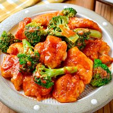 【鶏むね肉とブロッコリーのオーロラ炒め】子どもも喜ぶ✨️