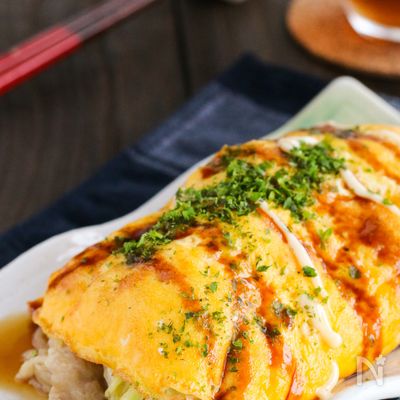 『旨い!』と言ってもらえる♪ふんわり卵とキャベツのとん平焼き
