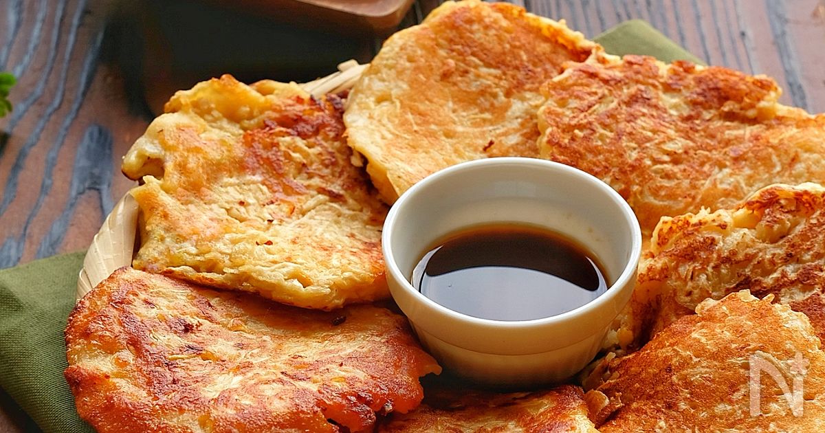 【らくレピ】＊切り干し大根だけで絶品もちもちチヂミ＊
