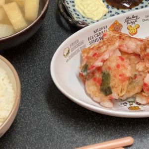 にこの作ってみた!投稿(包丁不要！材料1つでふわふわサクサク【長芋のたこ焼き風】)