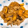 ぷりんの作ってみた!投稿(【さつまいもときのこの豚キムチ炒め】ご飯が進む秋おかず!)