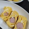 ゆみの作ってみた!投稿(簡単☆お弁当やおつまみに◎ウインナーの卵焼き☆チーズ入り♪)