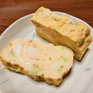 viviの作ってみた!投稿(【冷めてもふわっ だし巻き卵】枝豆とかにかま入り)