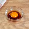ニラと醤油漬け卵黄の工程2