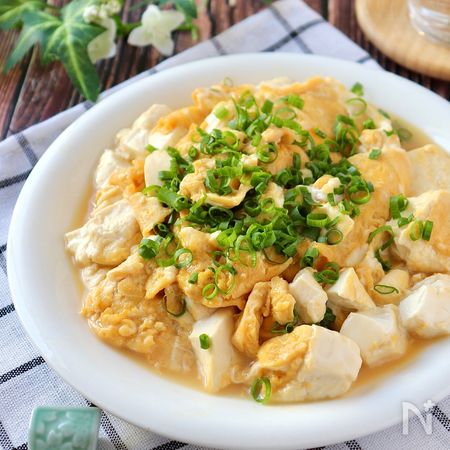 たった5分で完成 ふわふわ美味しい 崩し豆腐の中華風卵とじ By あみん レシピサイト Nadia ナディア プロの料理家のおいしいレシピ