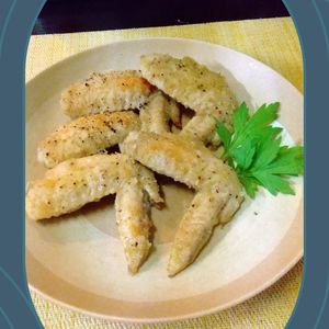 チョロリスの作ってみた!投稿(ザクっとジューシー♪♪手羽先のハーブパン粉焼き)