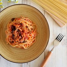 【大絶賛！】ツナとオリーブのトマトパスタ