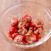 【ミニトマトとツナの白だし和え】サッと作れるスピード副菜！の工程2