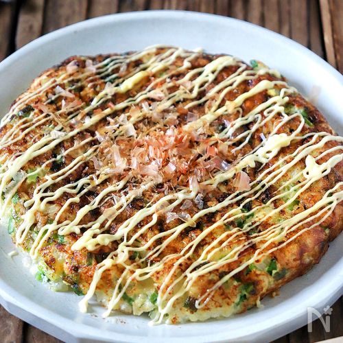 調味料は白だしだけ【ねぎ入り長芋ふわとろ焼き】今日のおつまみ