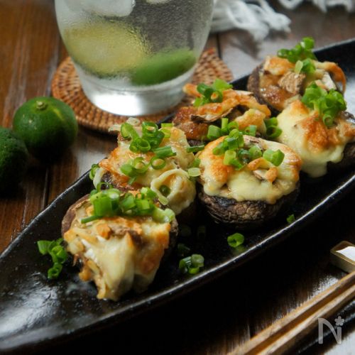 トースター10分◎【濃厚ソースのしいたけ焼き】おつまみに♪