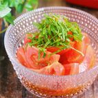 トマトのポン酢だれ漬け【#作り置き #やみつき】