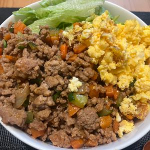 むくぐりの作ってみた!投稿(ごはんのお供♪辛みと旨みの韓国風鶏そぼろ)