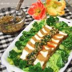 パッパッと10分レンチンだけ♪厚揚げ温野菜のピリ辛ダレかけ
