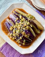 揚げ焼きなすのうまネギだれ