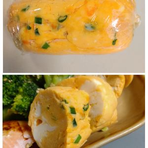 ゆみの作ってみた!投稿(卵1個＆レンジで。ふんわりしっとり卵焼き（お弁当用）)